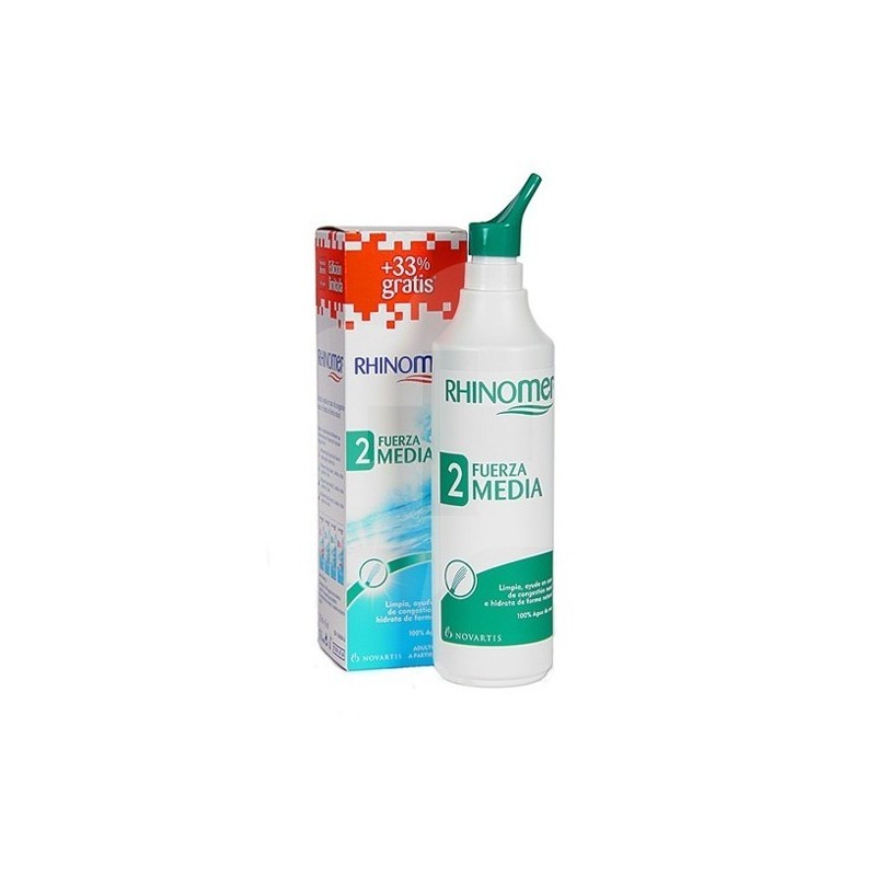 Rhinomer Spray Nasal 100% Agua de Mar, Fuerza Media 2, Para