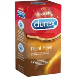 Durex Real Feel Preservativo Sin Latex 12 Unidades