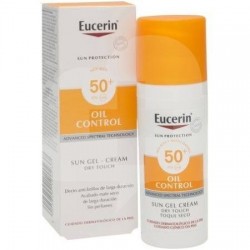 EUCERIN SUN PROTECTION SPF50+ GEL CREME OIL DRY TOUCH 50ML