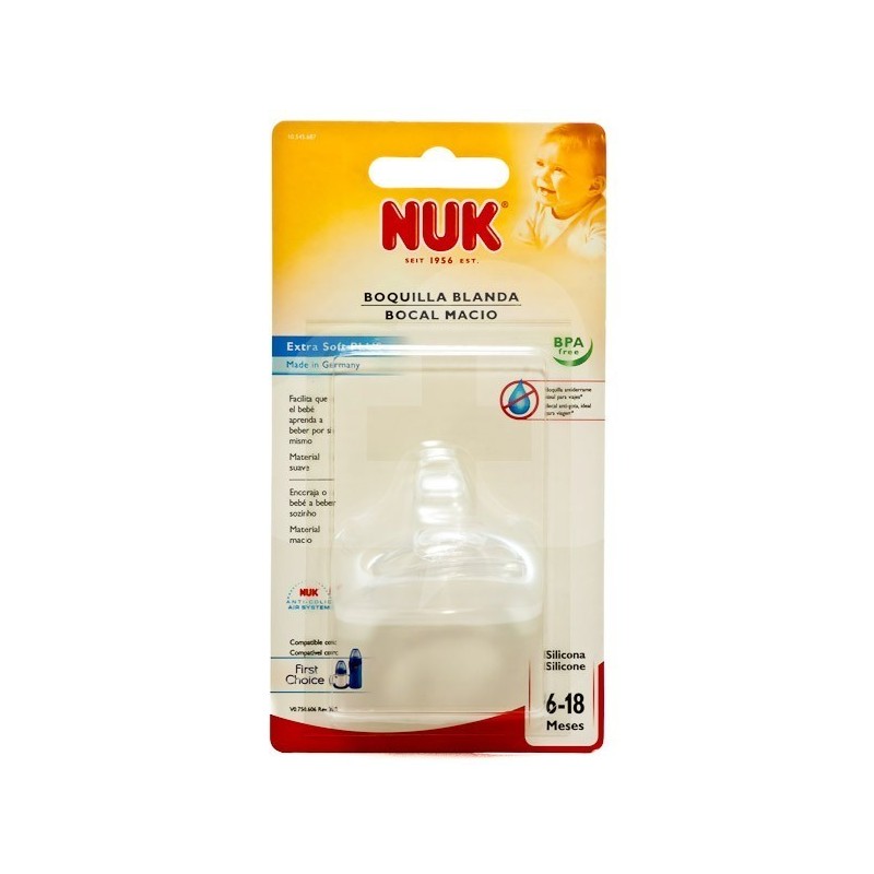 TETINA First Choice 2XL silicona 2uds NUK 