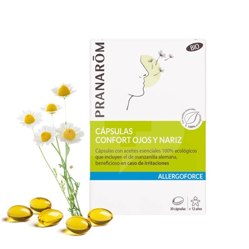 PRANAROM ALLERGOFORCE OJOS Y NARIZ 30 CAPSULAS