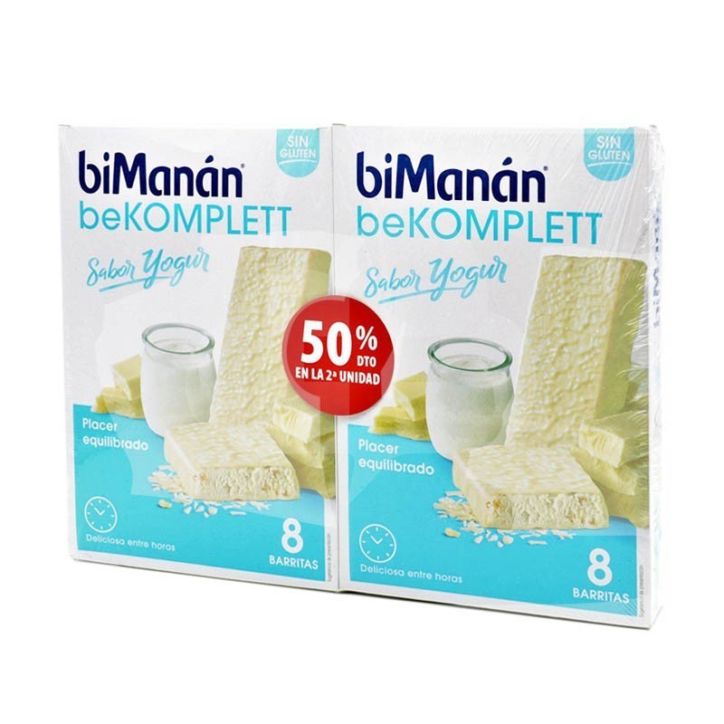 BIMANAN BE KOMPLETT BARRITA YOGUR 2 X 8 UDS