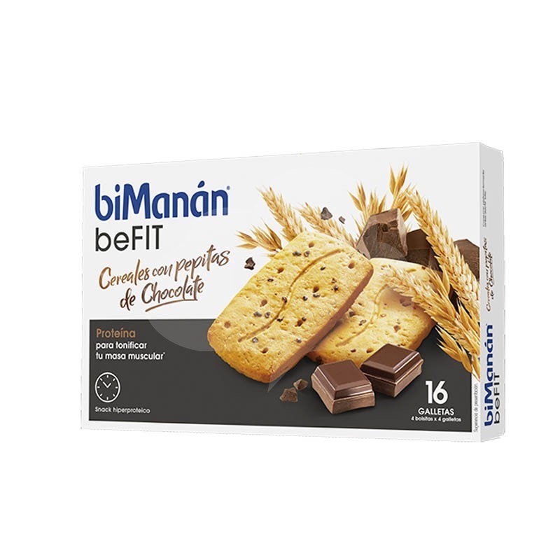 BIMANAN BE FIT GALLETA CEREALES Y PEPITAS 16 UDS