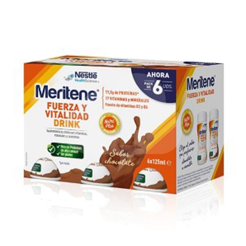 MERITENE DRINK CHOCOLATE 6X125 ML