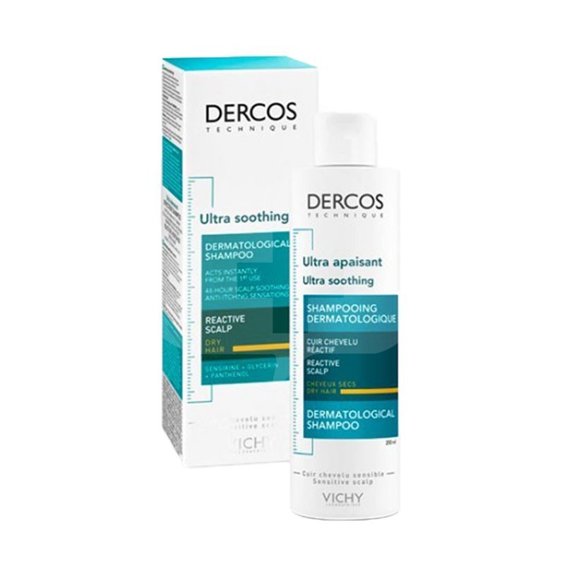 DERCOS CHAMPÚ ULTRACALMANTE CABELLO SECO 200 ML