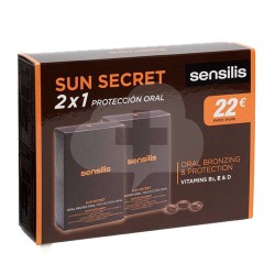 SENSILIS SUN SECRET DUPLO PROTECCIÓN ORAL 2X30 CAPS